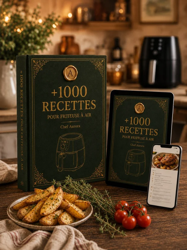 Le livre de recettes et l'appli