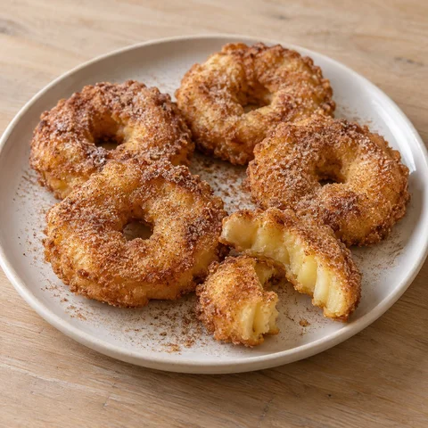 Beignets de pomme à la cannelle