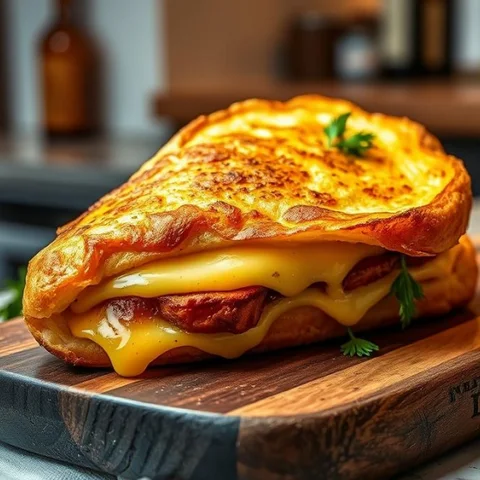 Croque-monsieur bien gratiné