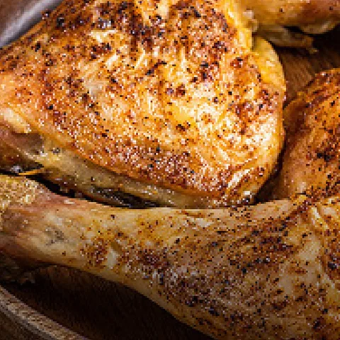 Cuisses de poulet rôties